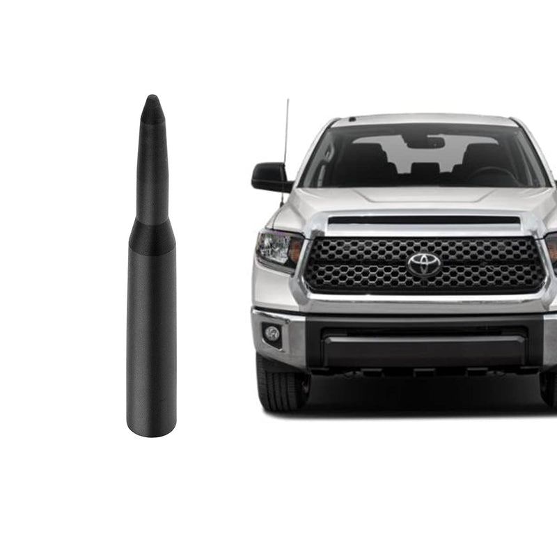 [AUSTRALIA] - PYGHAP Stylish Short Antenna Compatible with Toyota Tundra Tacoma Trucks, 4" Short Aluminum Antenna, Car Wash Proof 