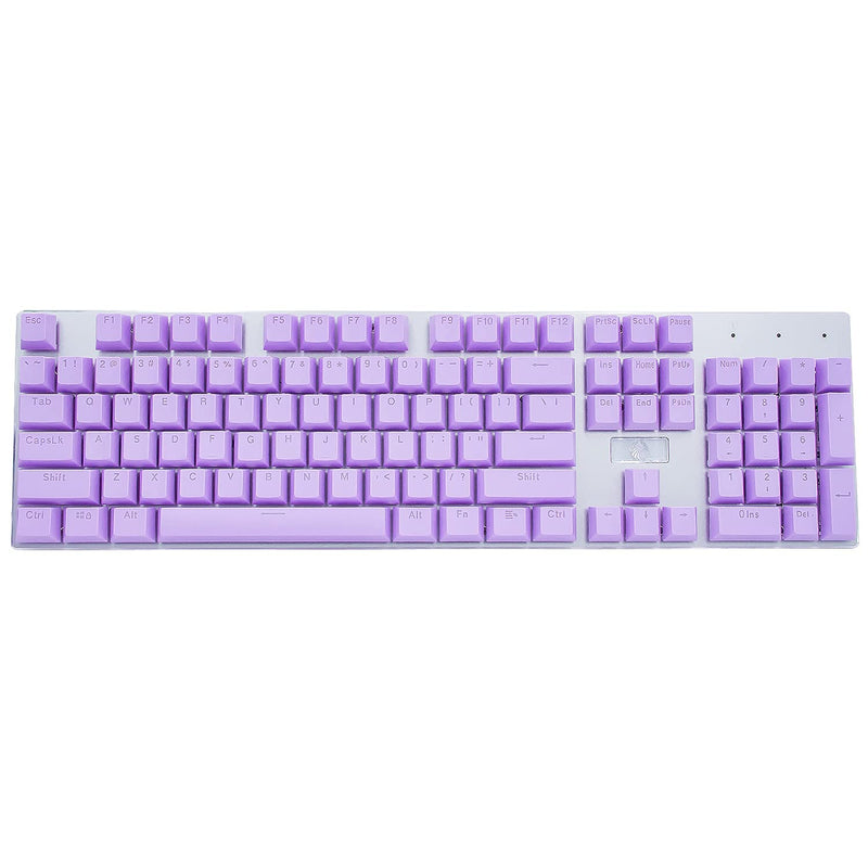 Granvela Keycaps, ABS Keycap Sets for Mechanical Keyboards | 104 Keys | OEM Profile | ANSI US-Layout | Macaron | DIY - Light Purple