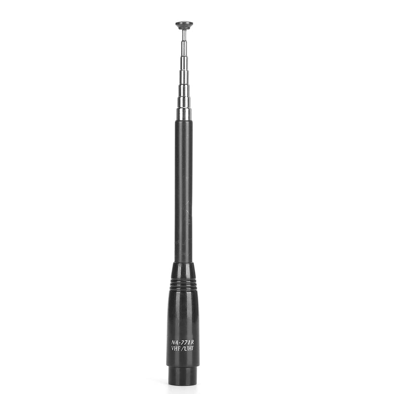 Na771r Dual Band Telescopic Antenna, SMA Male, Retractable Handheld Antenna, Dual Band VHF UHF Radio Telescopic Antenna for tyt thuvf9 thuv8000d md380