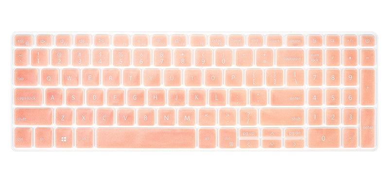 Keyboard Cover for 2021 New Dell Inspiron 15 3000 3501 3505 3502 5000 5501 5502 5505 5508 5584 5590 5593 5598, Dell Inspiron 17 7590 7591 7501 7506 7706 7790, 2021 2020 Dell Vostro 3000 5000,Rose Gold Rose Gold