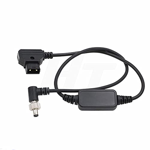 12V D-tap Locking DC Barrel Power Cable for Blackmagic ATEM Mini, SmallHD, Atomos Ninja V Monitor, Zaxcom Lectrosonics Wireless, MixPre-10, Decimator 50 cm P-tap