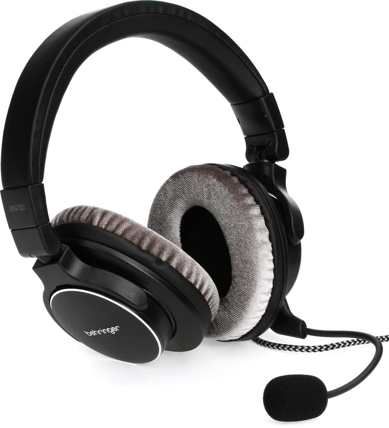 Behringer BH470U Premium Stereo Headset with Detachable Microphone and USB Cable