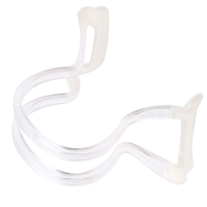 Violin Bow Collimator, 1/4 1/8 1/10 Straightness Corrector Teaching Tool Violin Training Accessory with Imported Silicone Gripping Feet(white) white