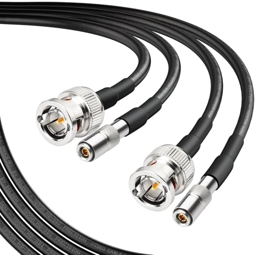 Superbat DIN to 3G HD SDI Cable 7ft DIN 1.0/2.3 to BNC Male Cable 2-Pack 2pcs