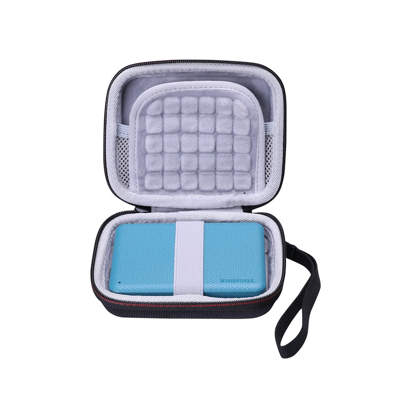 L LTGEM EVA Hard Case for Toshiba Canvio Advance 1TB / 2TB / 4TB Portable External Hard Drive USB 3.0 - Travel Protective Carrying Storage Bag