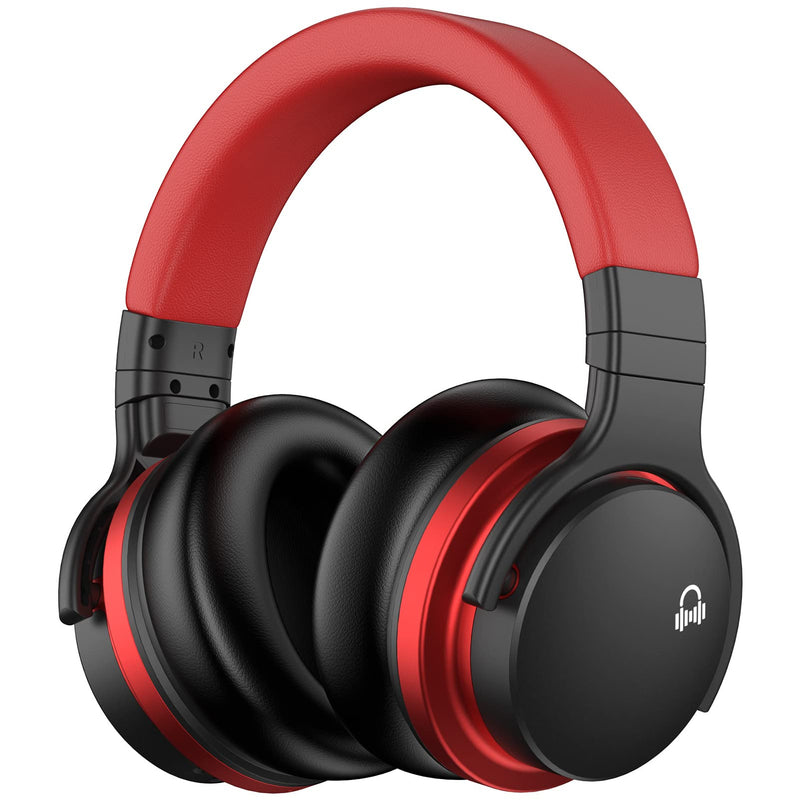 MOVSSOU Million Sold Classic E7 Active Noise Cancelling Headphones | Upgraded HD Sound, Wireless Bluetooth Headphones Over The Ear Unequaled Comfort, Vivid Deep Bass, for Home Office Travel Gift Black 7.68 x 7.2 x 2.17 inches