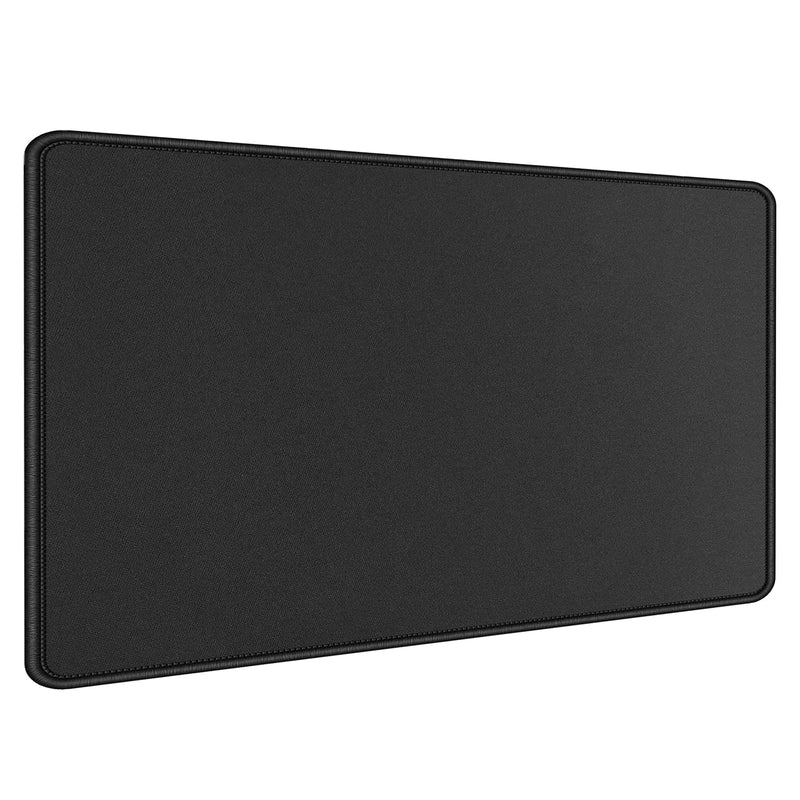 Gaming Mouse Pad,Hosimoln Large Mouse Pad Size 27.5x11.8 Thickness 0.12 inches,Premium-Textured Non-Slip & Waterproof Computer Mousepad with Stitched Edges for Gaming, Office & Home-70x30 Black 70x30 Black