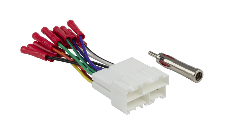 SCOSCHE GM2AB Wire Harness & Antenna Adapter Bundle Compatible with Select 1986-2005 Non-Amplified GM Vehicles Harness & Adapter