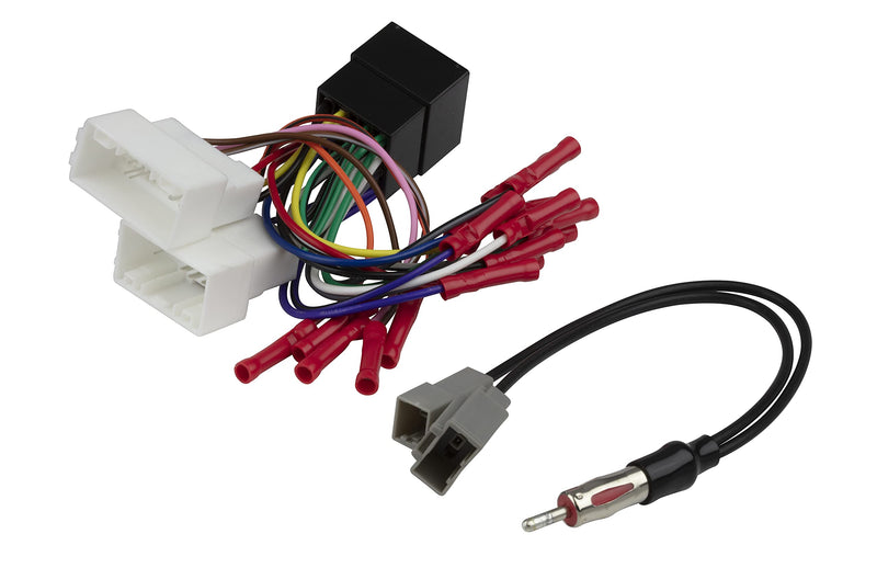 SCOSCHE Compatible with Select 2009-17 Hyundai and 2009-16 Kia Vehicles Wire Harness & Antenna Adapter Bundle HY1012AB 2009-Up Kia Harness & Adapter Bundle