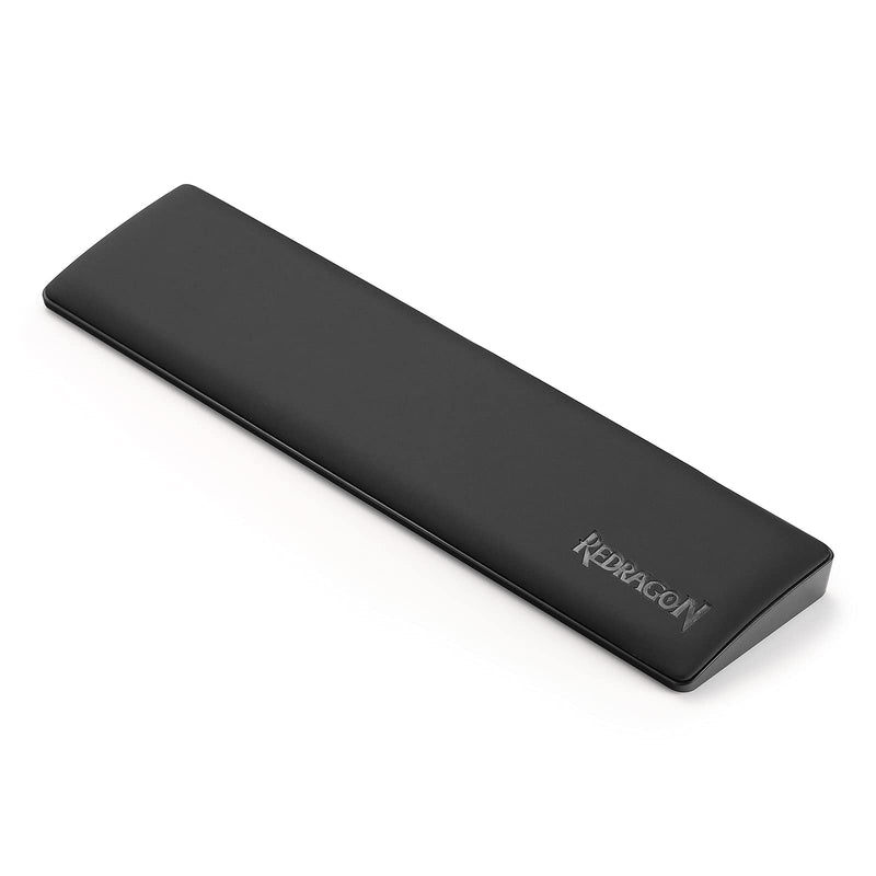 Redragon P035 Meteor S Computer Keyboard Wrist Rest Pad, Ergonomic Soft Memory Foam Wrist Support w/ Anti-Slip Rubber Base, 60% 61 Keys Compact Size 11.38 x 2.87 in, 0.78 inch (20mm) Height, Black 60% Compact