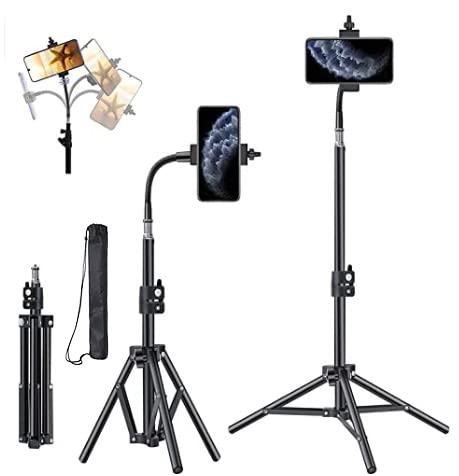 [AUSTRALIA] - Pixel Tripod for iPhone 20inch Cell Phone Stand Video Recording Vlogging/Streaming/Photography, Smartphone Tripod Stand, Sturdy and Lightweight Stand 
