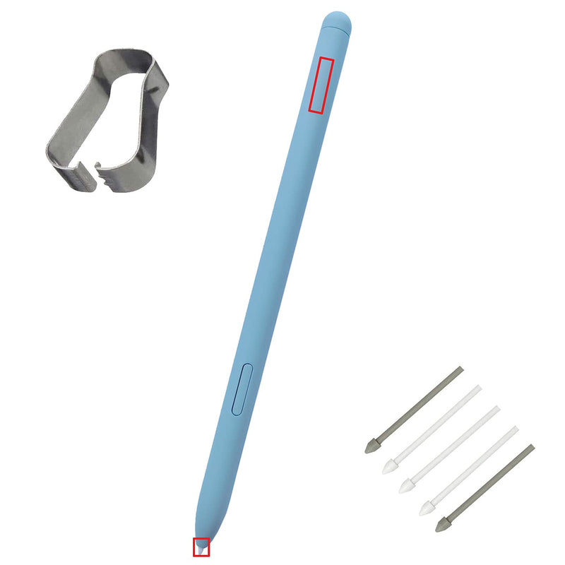 Ubrokeifixit Tab S6 Lite P610 P615 Touch Pen,Stylus Pen,Touch Stylus S Pen Replacement(Without Bluetooth) for Samsung Galaxy Tab S6 Lite 2020" 10.4" P610 P615 P610N,with Tips/Nibs (S6 Lite/Blue)