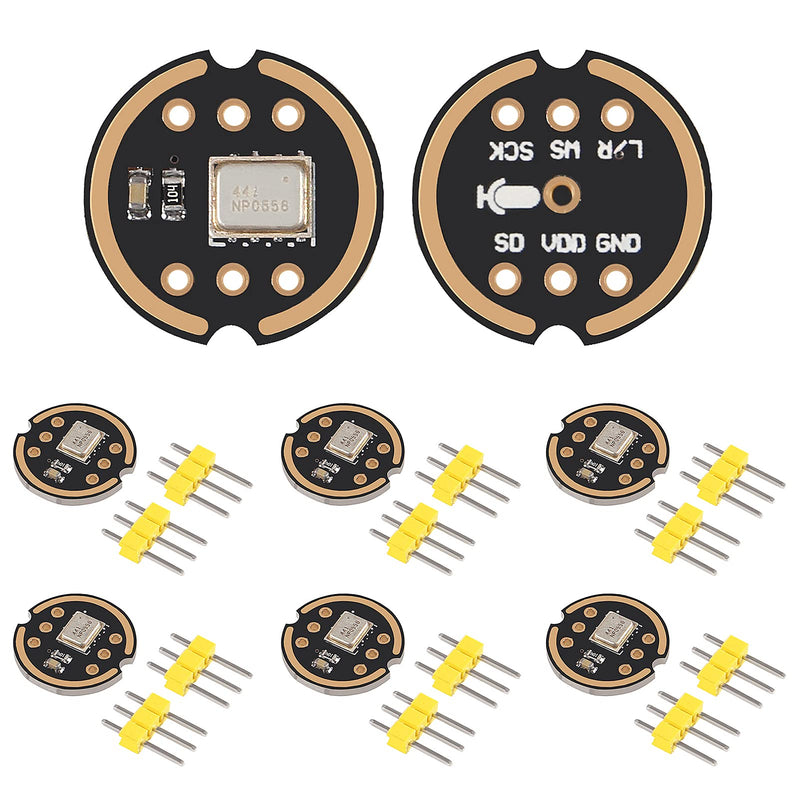 INMP441 Omnidirectional Microphone I2S Interface Digital Output Sensor Module Supports for ESP32 (6pcs) 6pcs