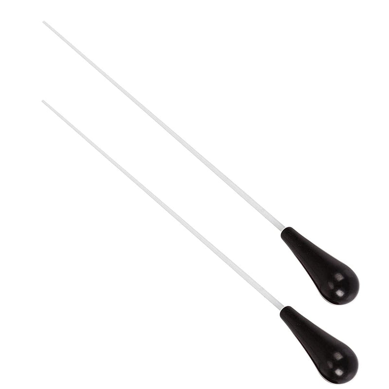 15 Inch Music Baton Orchestra Baton ABS Handle Music Conducting Baton Pack of 2 Black