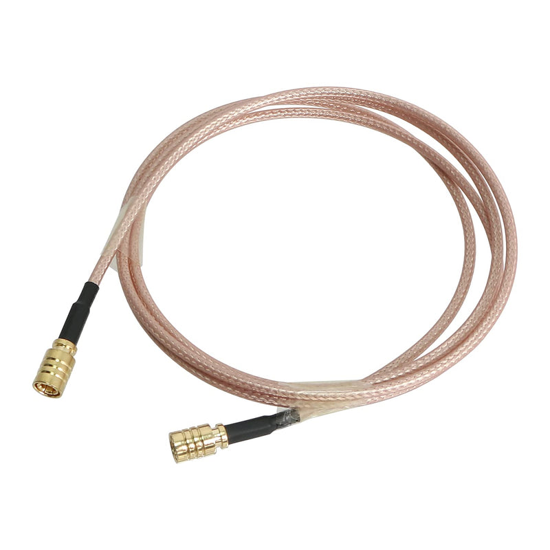 [AUSTRALIA] - Aoje-Link RF Coaxial Cable SMB Female to SMB Female RG316 Coax Cable Jumper for DIY Radio, 3G/4G/5G/LTE/Antenna, Audio and Video Signal Transmission, 1M 1Pcs 