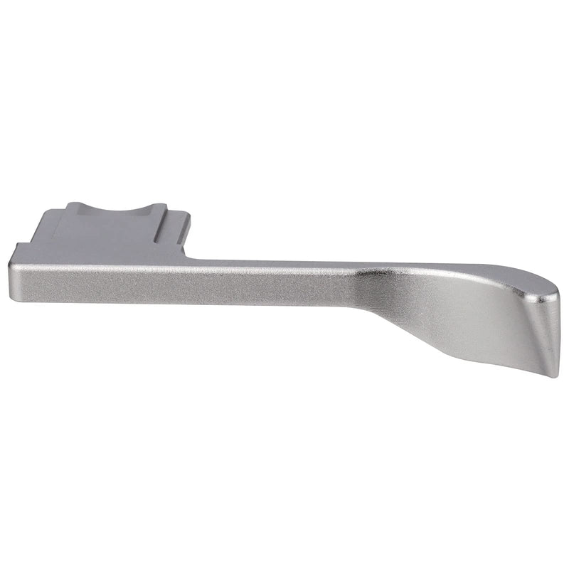 [AUSTRALIA] - Haoge THB-X4S Hand Grip Metal Hot Shoe Thumb Up Rest for Fujifilm Fuji X-E4 Camera Silver 