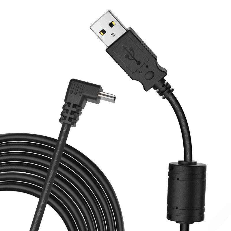 Charging Cable for Garmin GPS,(18AWG 5ft) 90 Degree Angled GPS Vehicle Power Cable,Mini USB Charger Cord for Garmin zumo Garmin nuvi GPS Navigator,Compatible with Mini USB Charging Device