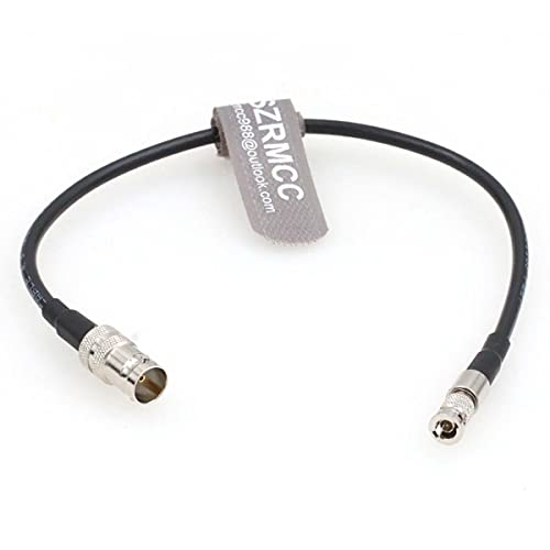 SZRMCC Micro BNC to BNC Female 12G HD SDI Coaxial Cable High Density for Blackmagic Video Assist 5”Monitor(2m) 2m