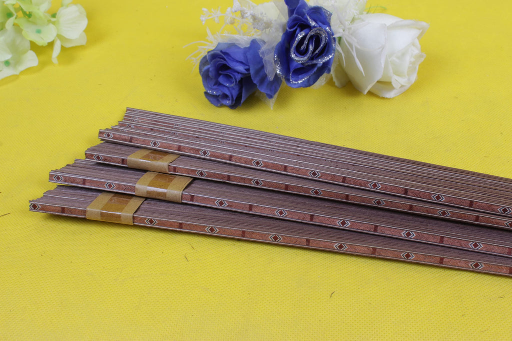 25x Guitar Strip Inlay Guitar Binding Figured Purfling Guitar Body Binding wood Inlay 640x5x1mm