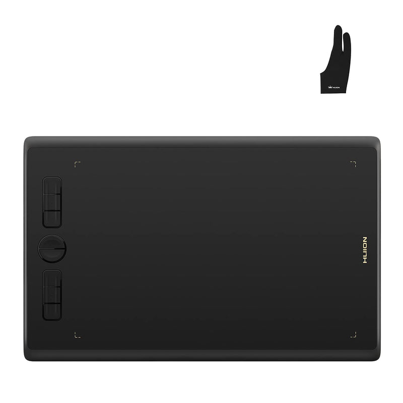 HUION Inspiroy H610X Drawing Tablet 10x6.25 Inch and Artist Glove