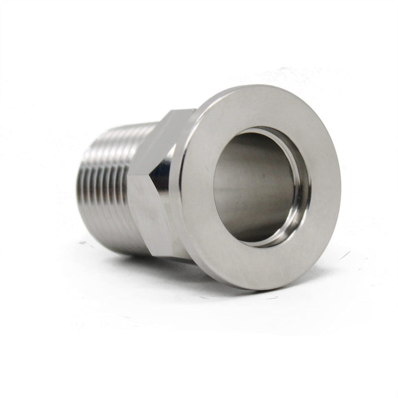 [AUSTRALIA] - SS304 KF16 NPT Male Adaptor thread 1/2" NW16 KF Male coupling ISO-KF16 X NPT 1/2" KF16×MNPT 1/2" 