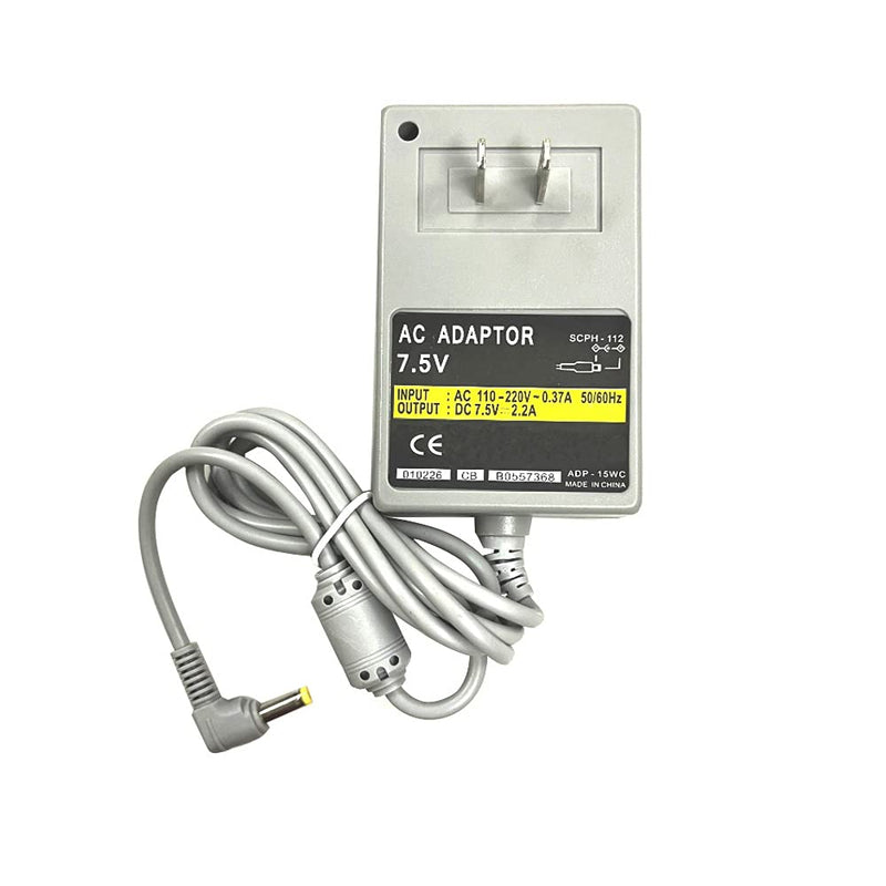 AC Power Supply Power Adapter Wall Chargers with Charging Cable Cord for Playstation PS 1 Console