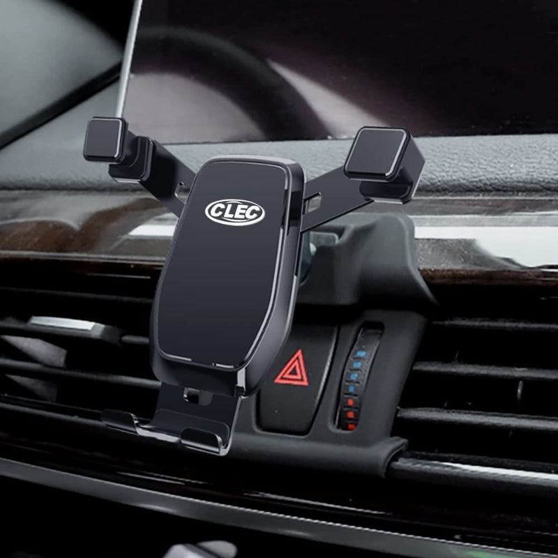 Car Phone Holder,Fit for BMW X5 2014-2018 X6 2015-2019,Adjustable Gravity for Air Vent Alloy Phone Holder Compatible with 4-7 Inches Smartphones,Black Fit for BMW X5 2014-2018 X6 2015-2019