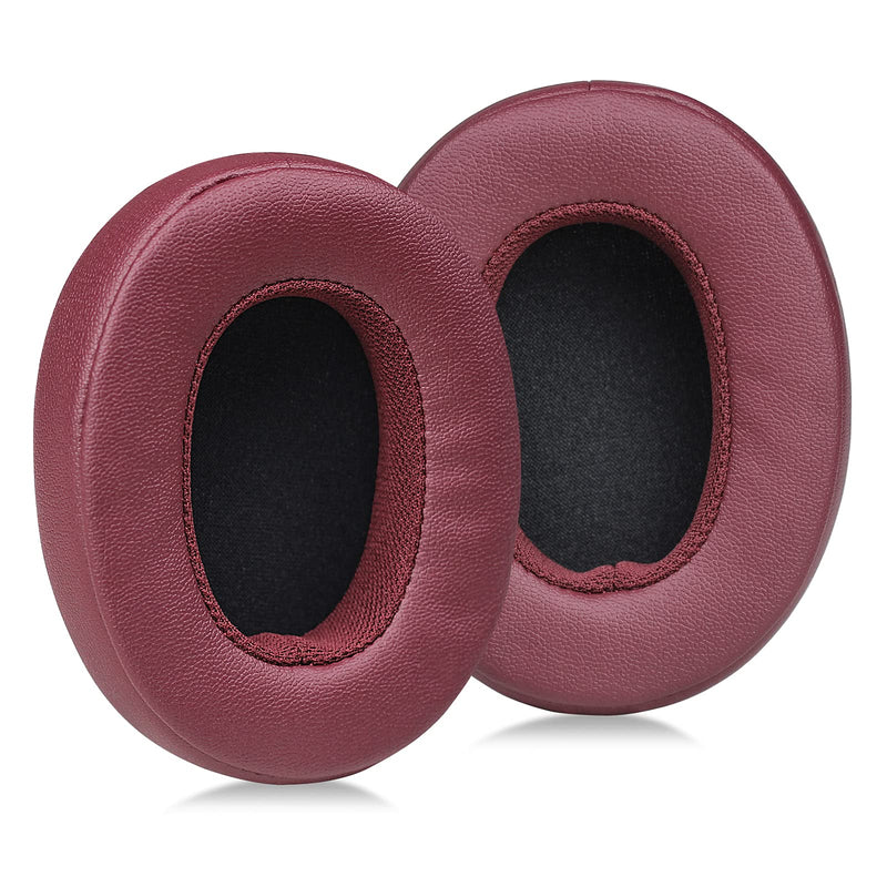 [AUSTRALIA] - MOLGRIA Ear Pads Cushion, Replacement Protein Leather Earpads for Skullcandy Crusher Wireless Crusher Evo ANC HESH 3.0 Over-Ear Headphones(Deep Red) Deep Red 