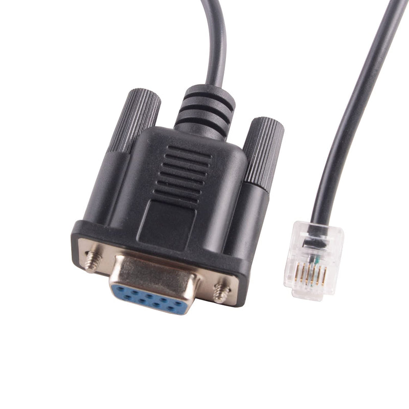 USB DB9 RS232 to RJ11 RJ12 Serial Cable for Leadshine Servo Stepper Motor DM432C DM442 DM556 6FT (DB9 to RJ12 - Without Chip) DB9 to RJ12 - Without Chip