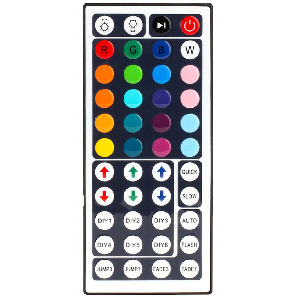 44 Keys RGB LED Light Strip Remote Controller Infrared Led Light Remote Replacement for SMD 5050 2835 3528 Led Strip Lights 1 remote