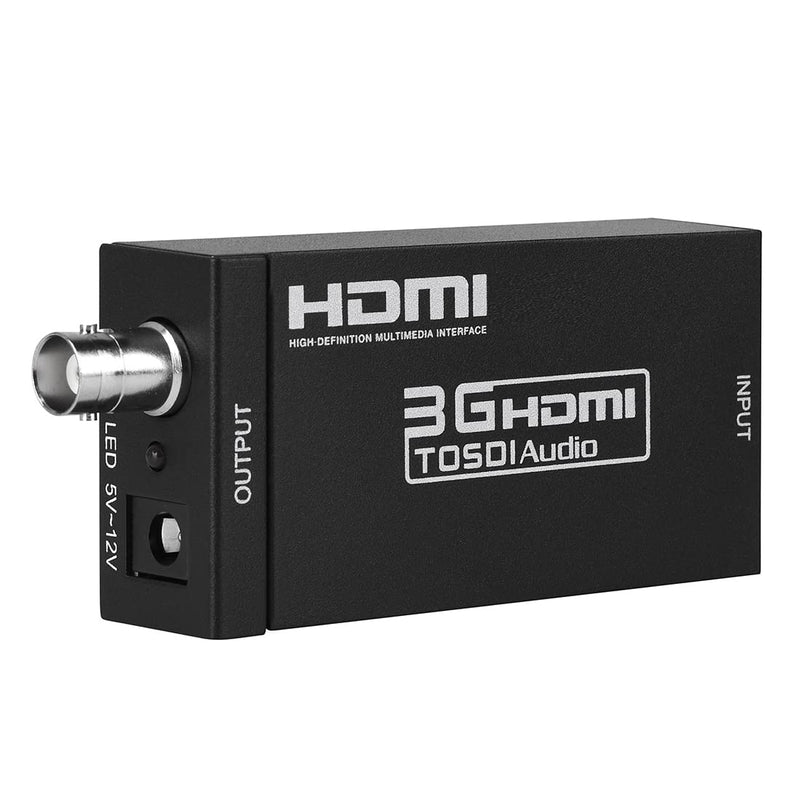 [AUSTRALIA] - Groza HDMI to SDI Converter, HDMI to SD-SDI HD-SDI 3G-SDI Audio Video Adapter,Support 1080P 1080I for Camera Home Theater Monitora 