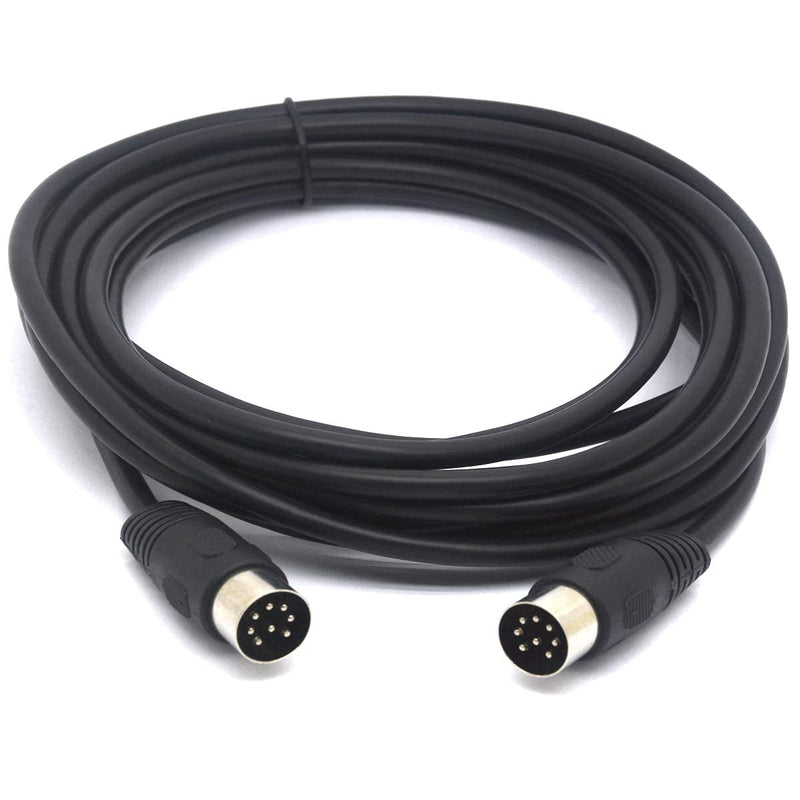 Long 8 PIN DIN Cable Male to Male MIDI Extension Cord for Bang and Olufsen B&O PowerLink mk 2 BeoLab (5 Meter) 5 meter