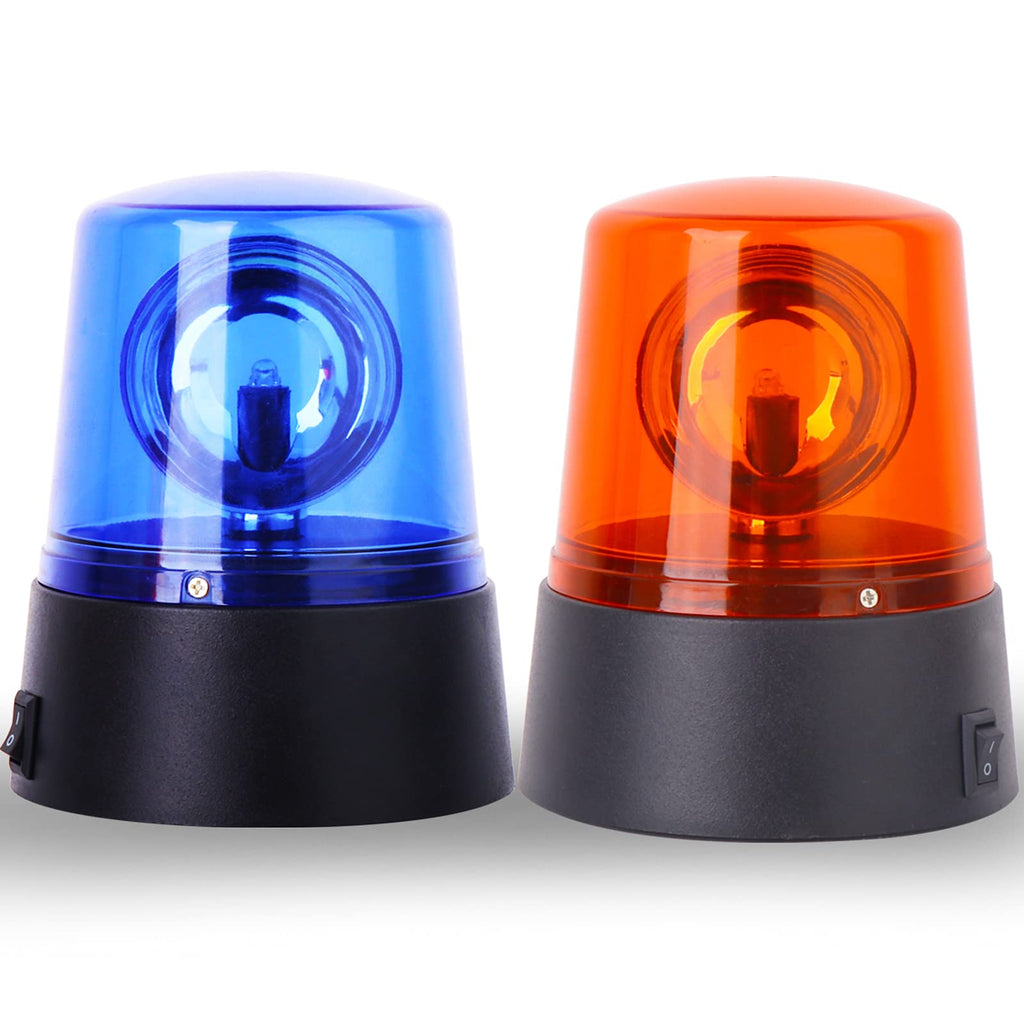 1 Set Red & Blue 360 Degree Rotating Decorative,Disco Bar Party Dancing LED Strobe Light