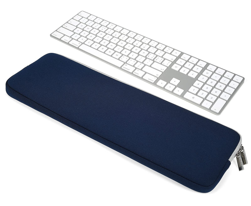 Keyboard Case Sleeve Bag for 2022 Mac Studio/Apple iMac 24 inch 2021 Magic Wireless Keyboard with Touch ID and Numeric Keypad A2520/Magic Keyboard MQ052LL/A A1843, Magic Keyboard Protector-Navy Blue Magic Keyboard with Numeric Keypad Navy Blue