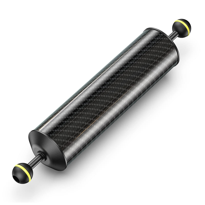 [AUSTRALIA] - Sea frogs Carbon Fiber Float Arm D60mm, 12'', for Ultralight, Aquatic Arm, Buoyancy Provided 580g, Underwater Camera System Diving Tray Video Light/Strobe GA-8 D60mm, 12'' 