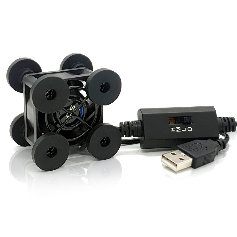 SCCCF Mini, Compact 40mm x 20mm USB Fan, for VR Gear, Aquarium, Roku, Router, Raspberry Pi, Cosplay, Helmet Cooling Ventilation 40X20mm USB Fan