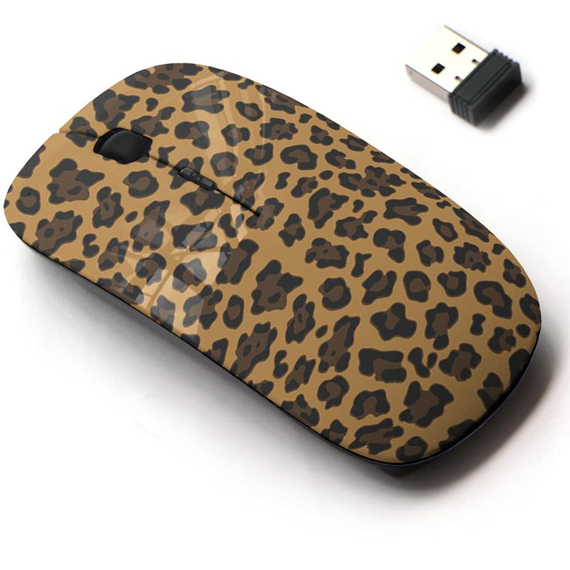 2.4G Wireless Mouse with Cute Pattern Design for All Laptops and Desktops with Nano Receiver - Animal Print Graphic