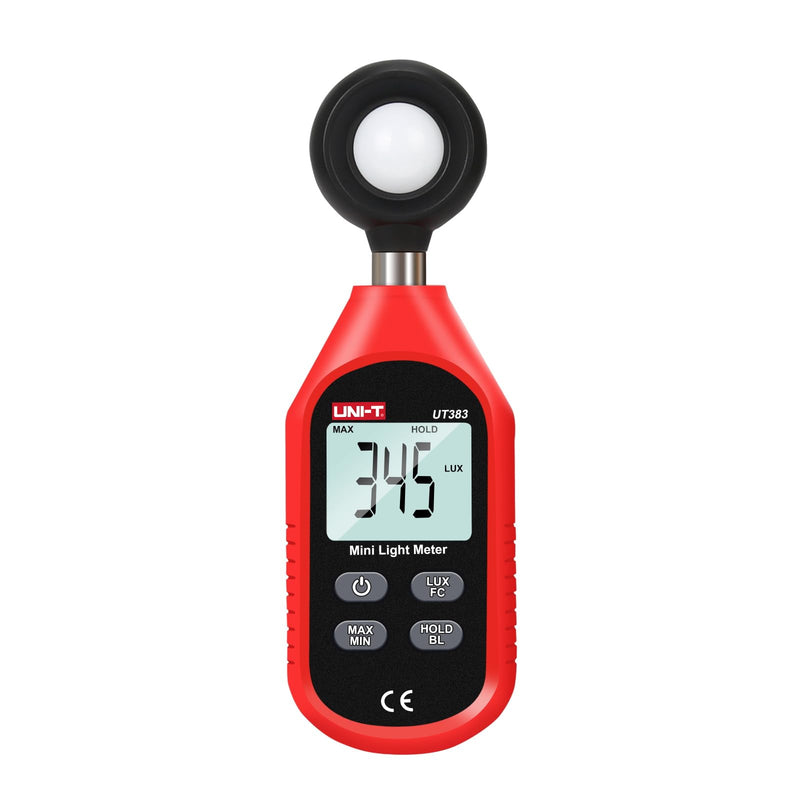 [AUSTRALIA] - UNI-T UT383 Light Meter Lux Meter Lumens Digital Illuminance Meter 0~199,900 Lux (0~18,500 FC) Foot Candles Luxmeter for Film Photography Plants Photometer Lighting Intensity Brightness Measurement 