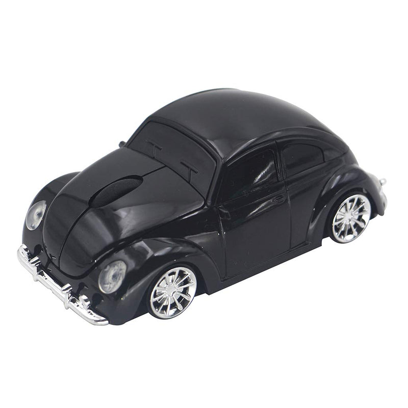 Aikchi Wireless Sports Car Mouse, 3D Optical Mouse for Desktop Laptop PC, Computer Mice for JKC (Black) Black
