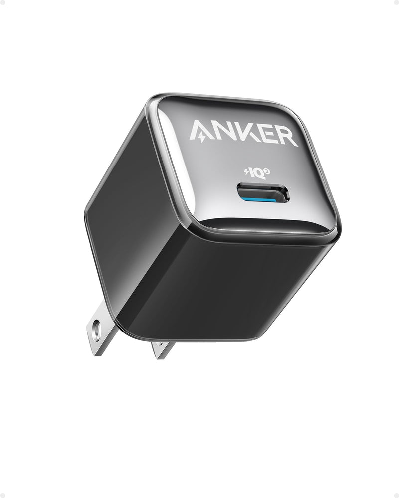 USB C Charger Block 20W, Anker 511 Charger (Nano Pro), PIQ 3.0 Compact Fast Charger for iPhone 15/15 Plus/15 Pro/15 Pro Max, 14/13/12 Series, Galaxy, Pixel 4/3, iPad (Cable Not Included) 1 pack Black