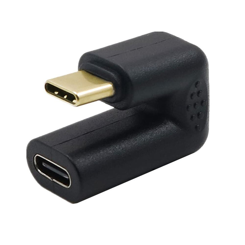 USB C U Shape Adapter, Qaoquda 180 Degree Angled USB 3.1 Type C (USB-C) Male to Female U Shape Adapter 4K60hz Resolution 10Gbps for Laptop, Tablet & Mobile Phone