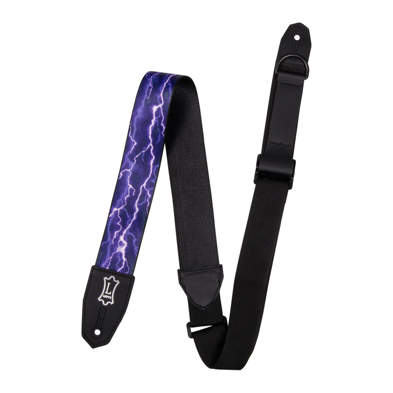 Levy's Leathers Ergonomic Right Height Straps Lightning Bolt