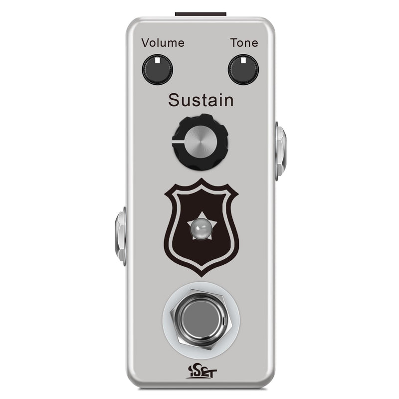 ISET Fuzz Guitar Effect Pedal Analog Badge Fuzz for Electric Guitar Bass True Bypass