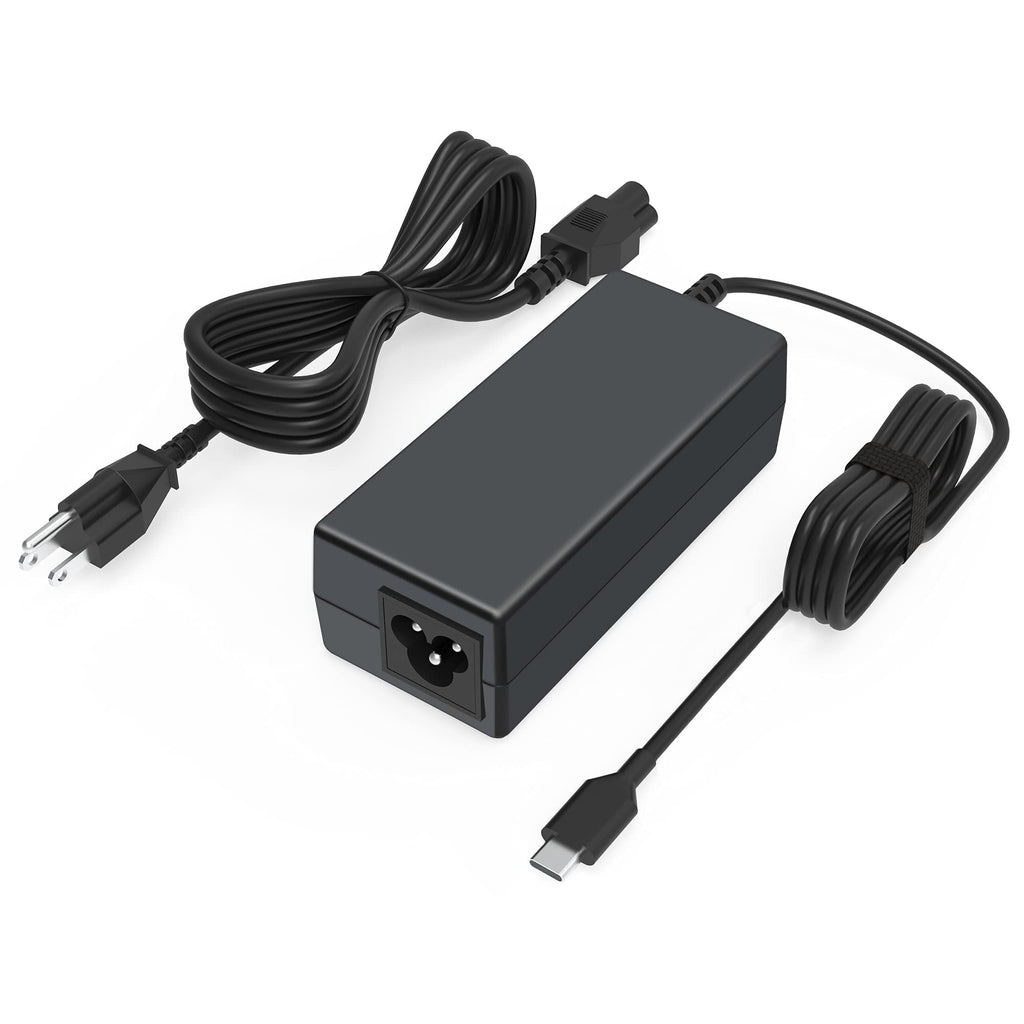 65W 45W USB C Charger for Dell Chromebook 3100 3300 3380 3400 3500 5190 5300 5400 7200 7300 Latitude 5420 5520 5320 7410 7310 2-in-1 P28T P29T P30T Laptop Power Cord Type C Replacement Charger Adapter