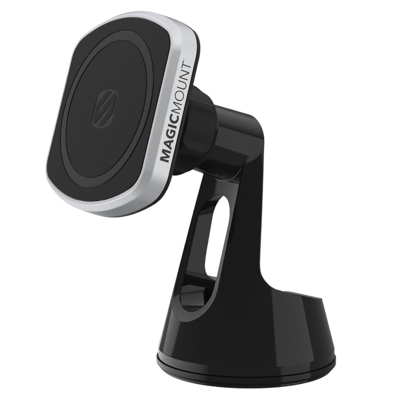 Scosche MP2WD-XTSP MagicMount Pro2 Magnetic Car Phone Holder - Ultimate Magnetic Car Mount for Windshield or Dashboard with Suction Cup - Compatible with MagSafe, iPhones, Galaxy, Pixel & Smartphones 1 Pack Window / Dash Suction