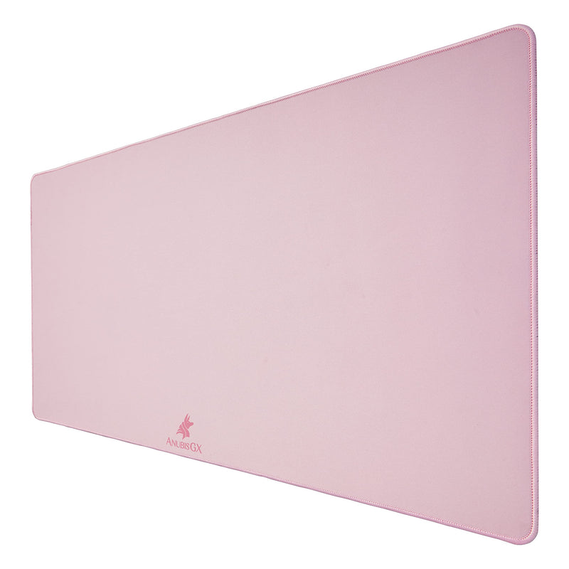 AnubisGX Series Pink Gaming Mouse Pad [4 Sizes/3 Colors] (Ext: 36x12), Pink Pad with Light Pink Stitching. Best Premium Waterproof Computer XL Desk Pad, Large Non-Slip Kawaii Mat Gamer Mousepad Extended (36 x 12) Pink/Pink