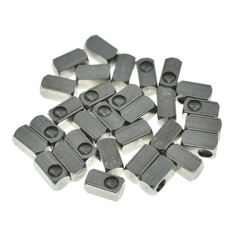 [AUSTRALIA] - Dopro 30-Pack Stainless Steel Tremolo Bridge String Insert Block Lock Clamp Blocks Fits FR 30x Steel Insert Blocks Original Stainless Steel 