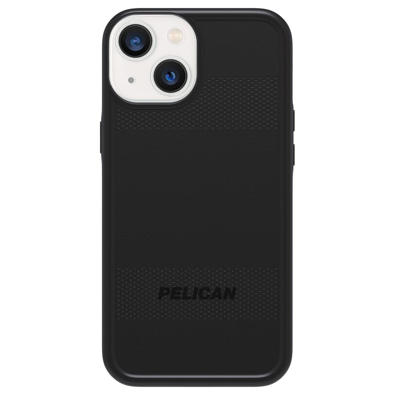 Pelican Protector Series - iPhone 13 Case 6.1" [Compatible with MagSafe] Magnetic Phone Case w/Anti-Scratch Technology [15ft MIL-Grade Drop Protection] Rugged, Heavy Duty Cover for iPhone 13 - Black Protector Black