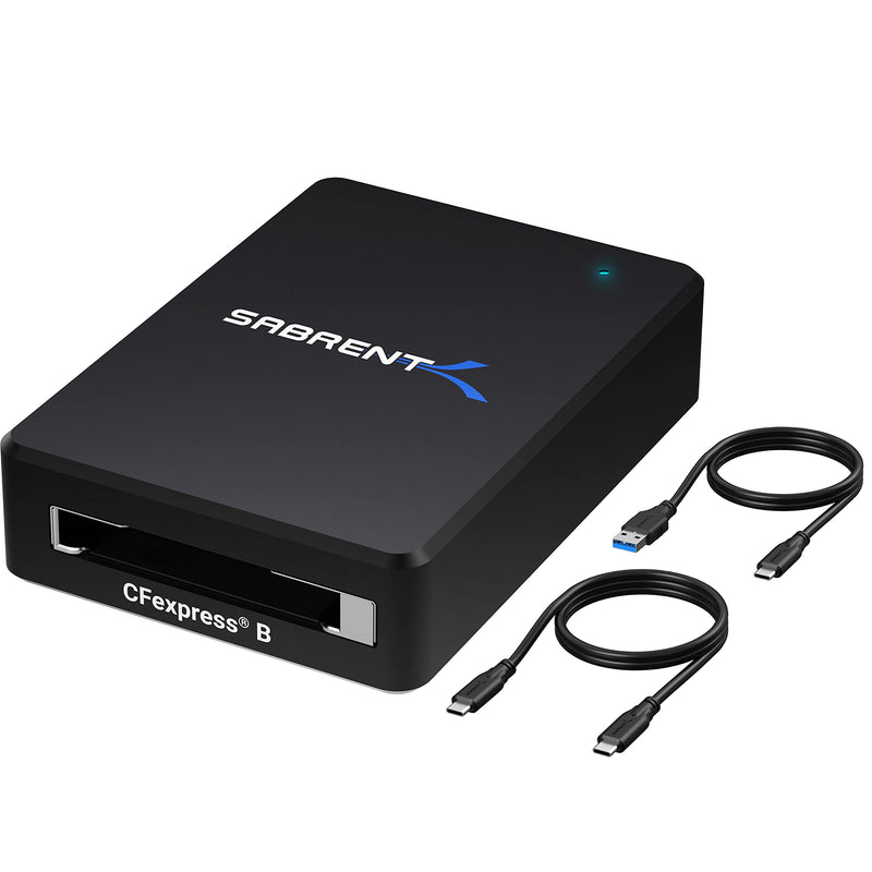 SABRENT CFexpress Type B Card Reader with USB 3.2 10Gbps (CR-CFER) CFexpress Type-B