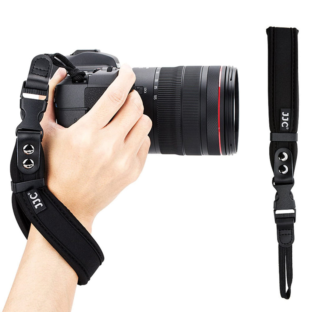 Quick Release Soft Neoprene Camera Hand Wrist Grip Strap for Sony A7CII A7CR A7RV A7IV A6700 Canon EOS R5 R6 R7 R8 R10 R50 T8i T7 T7i 90D Fuji X100VI XT5 XT4 XT30II Nikon Z8 Z6 Z7 II Z5 Zfc Zf Z50 Z30